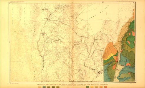 Tertiary history of the Grand cañon district, with atlas,... LOC gs05000790-21