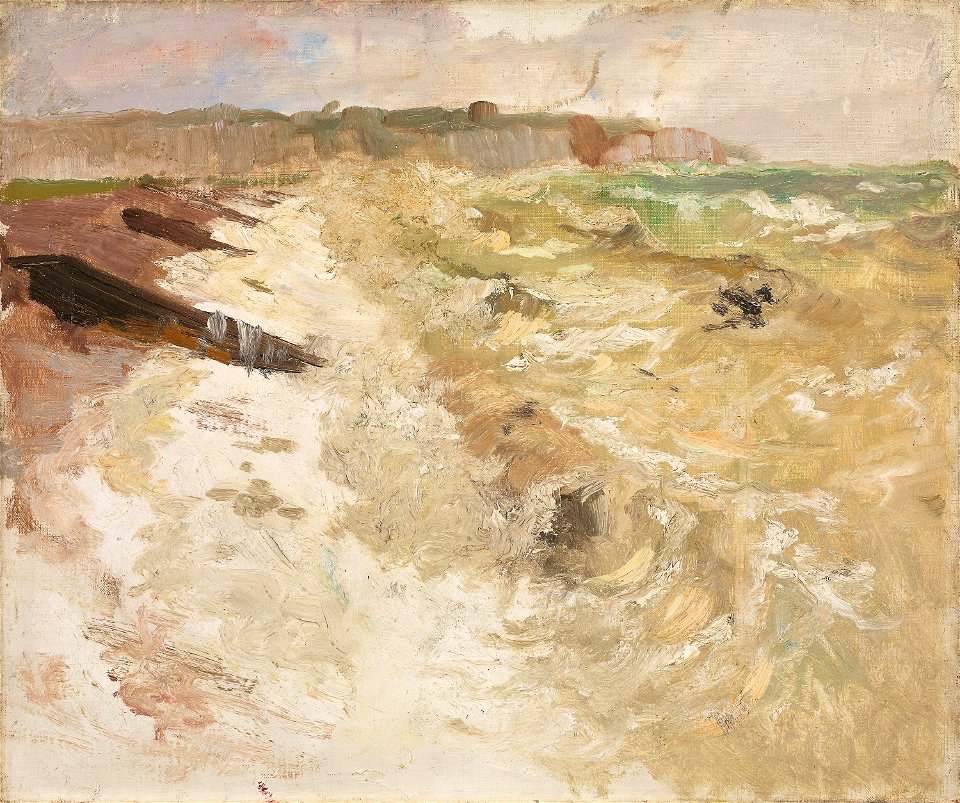 Frits Thaulow - From the Beach at Dieppe - NG.M.00736 - National Museum of Art, Architecture and Design