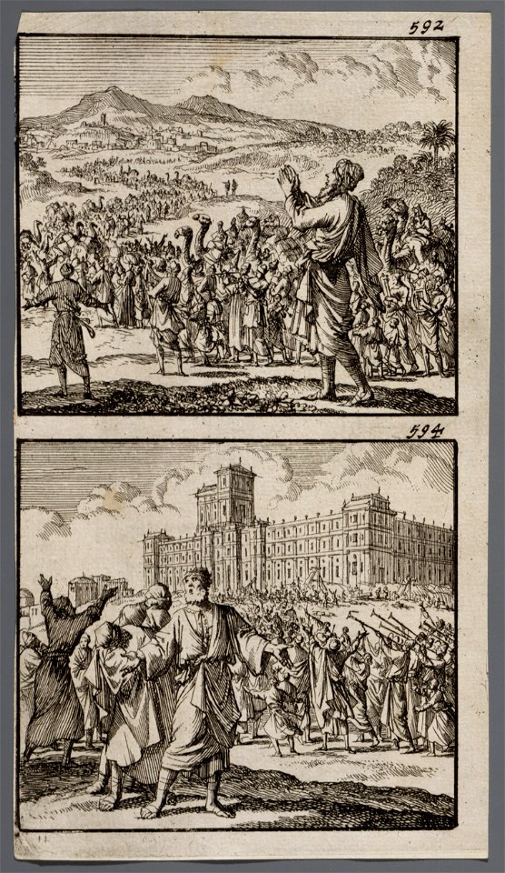 Terugkeer uit de Babylonische ballingschap, De nieuwe tempel, objectnr A 48083