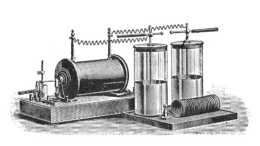 Tesla high-frequency apparatus (Rankin Kennedy, Electrical Installations, Vol V, 1903)