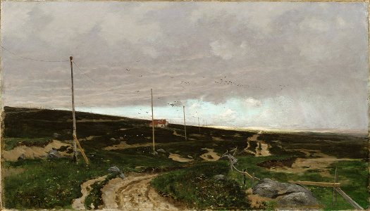 On the coast. Motif from Jaeren, Norway (Frits Thaulow) - Nationalmuseum - 18712