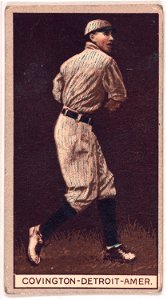 Tex Covington, Detroit Tigers, baseball card portrait LCCN2008678362