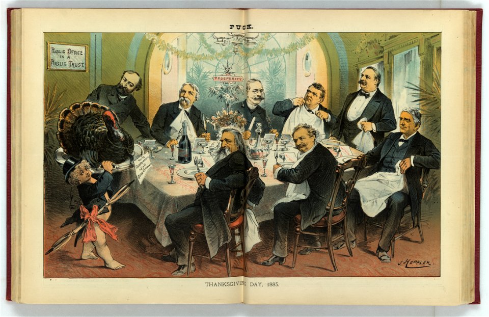 Thanksgiving day, 1885 - J. Keppler. LCCN2011661359