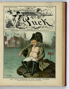 The Little Napoleon of Wall Street in exile - F. Opper. LCCN2011661314