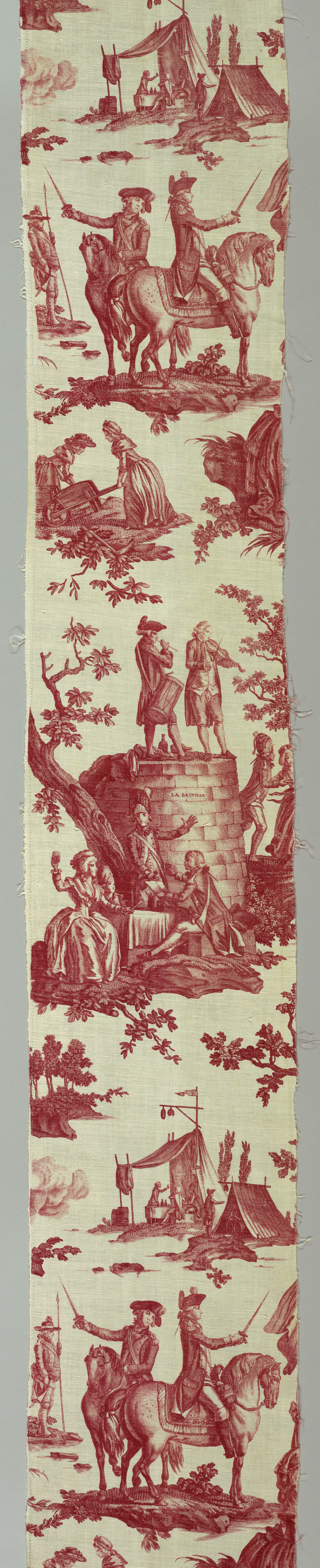 Textile, La Fete de la Federation (The Festival of the Federation), 1790–1791 (CH 18419681)