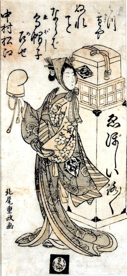 The actor Nakamura Matsue as a hat vendor (5765898384)