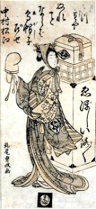 The actor Nakamura Matsue as a hat vendor (5765898384)