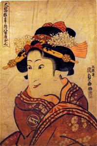 The actor Iwai Hanshiro V as the Greengrocer's daughter, Oshichi (5758873635)