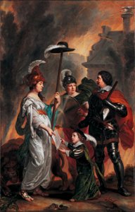 The Act of Survivance presented to Willem II, by Gonzales Coques
