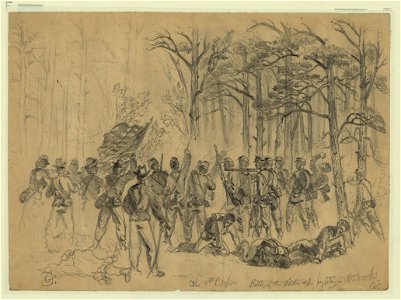 The 6th Corps-Battle of the Wilderness-fighting in the woods - E.F. LCCN2004661868