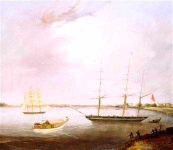 The 'Streatham' and the opium clipper 'Red Rover' RMG BHC3580