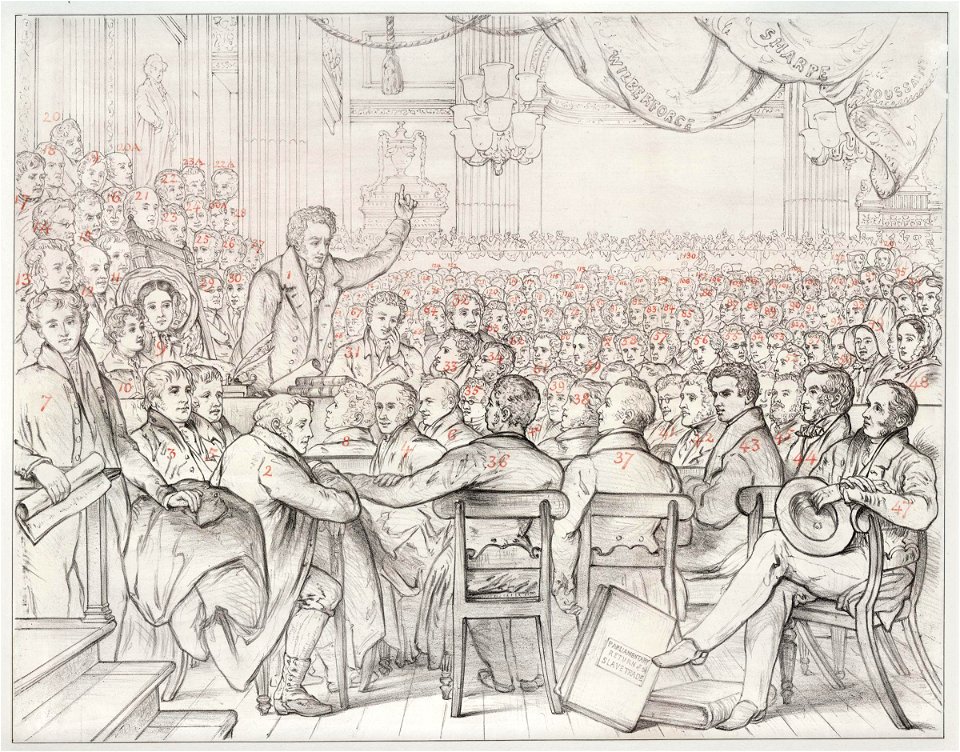 The Abolition of the Slave Trade' (The Anti-Slavery Society Convention, 1840) by Benjamin Robert Haydon (2)