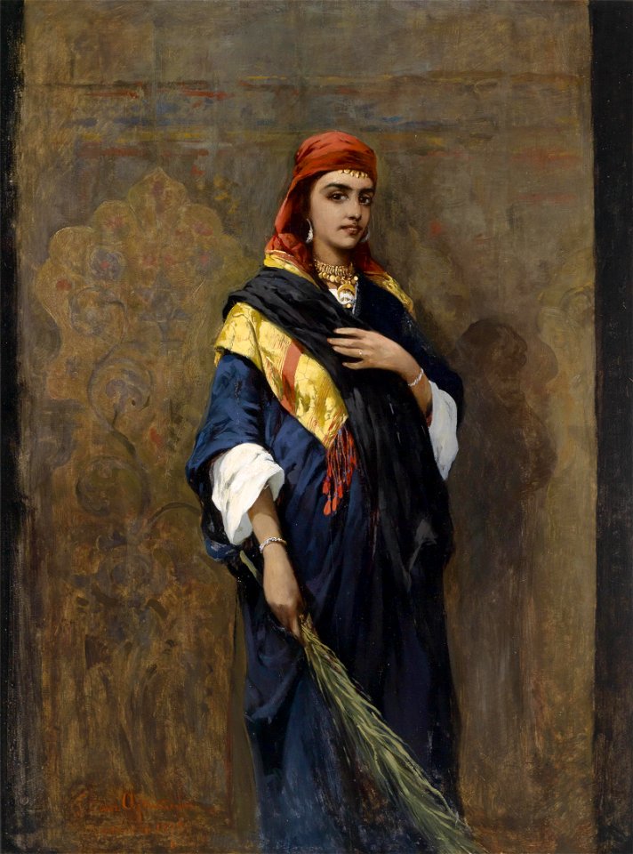 Thaddäus von Ajdukiewicz Bildnis einer Orientalin 1870