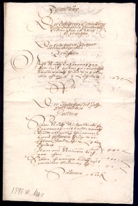 Thailllung der Tapezerey zu Mößkierch 1595 img01