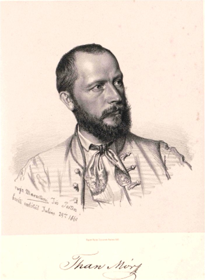 Marastoni Portrait of Mór Than 1861