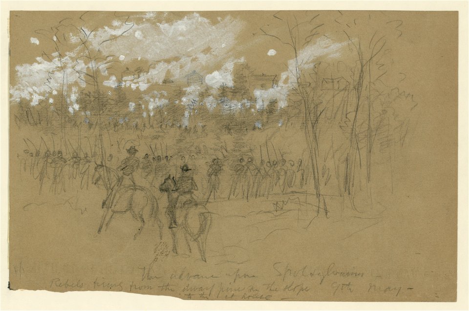 The advance upon Spotsylvania LCCN2004660832