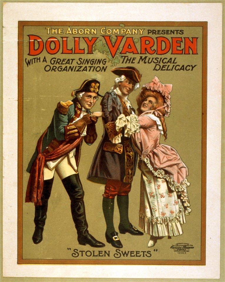 The Aborn Company presents Dolly Varden the musical delicacy with a great singing organization. LCCN2014635391