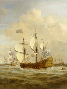The 'St Andrew' at Sea in a Moderate Breeze RMG BHC3618