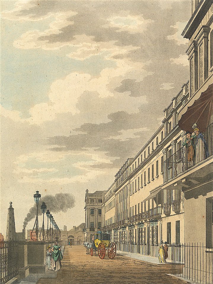 The Adelphi Terrace in 1795