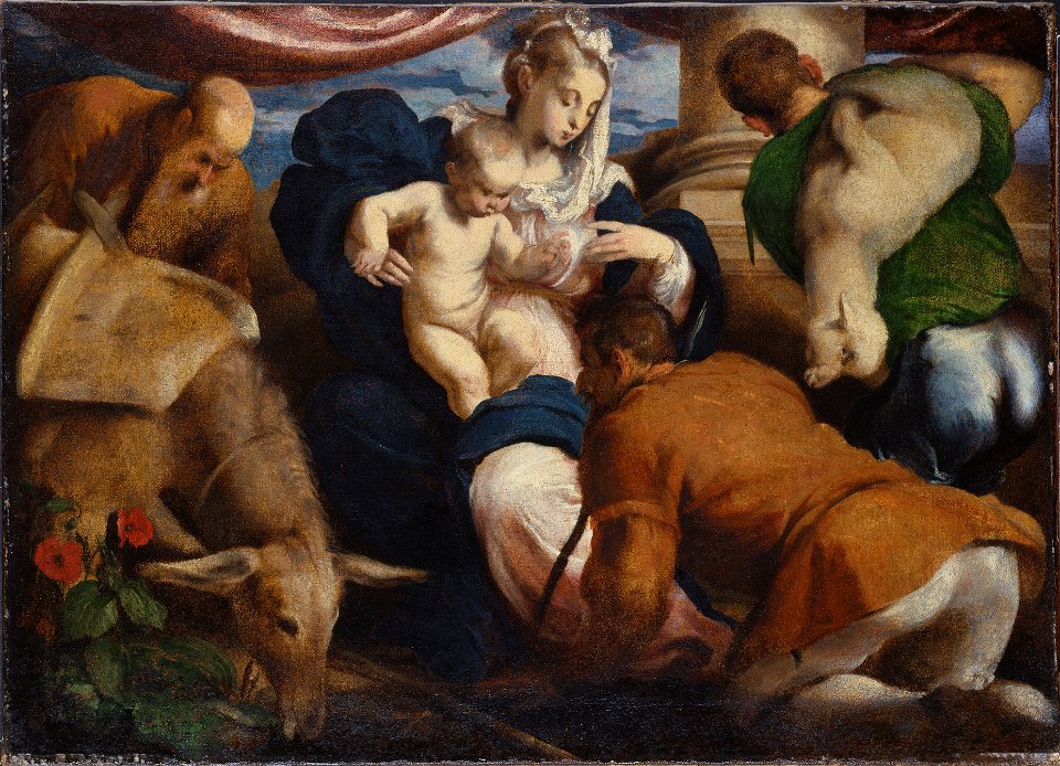The Adoration of the Shepherds (Jacopo Bassano) - Nationalmuseum - 17084