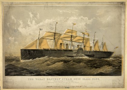 The Great Eastern steam ship, 22,500 tons LCCN2003653289