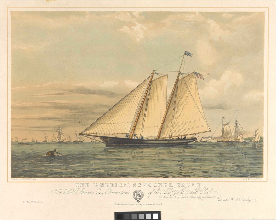 The America Schooner Yacht - New York Yacht Club RMG PY8703