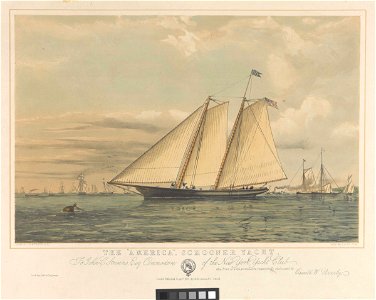 The America Schooner Yacht - New York Yacht Club RMG PY8703