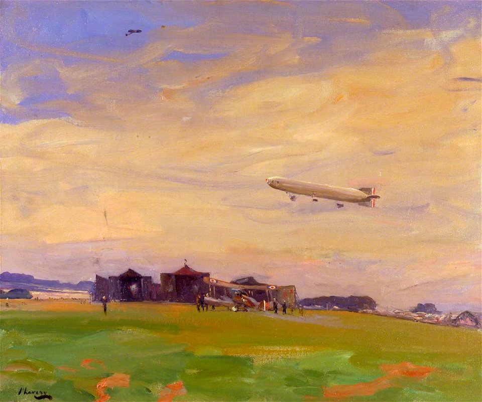 The Aerodrome, East Fortune, North Berwick- The Starting Point for British Airships of the North Sea Air Patrol (38519133546)