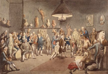 The Academicians of the Royal Academy by John Sanders