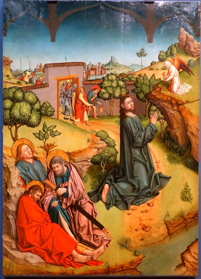 The Agony in the Garden by Fernando Gallego and workshop, 1480-1488, oil on panel - University of Arizona Museum of Art - University of Arizona - Tucson, AZ - DSC08373