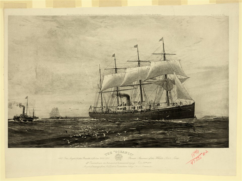 The Oceanic. Pioneer steamer of the White Star Line LCCN2004670504