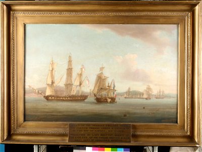 The 'Spartan's' engagement with a Neapolitan squadron, 3 May 1810- end of the action RMG BHC0595