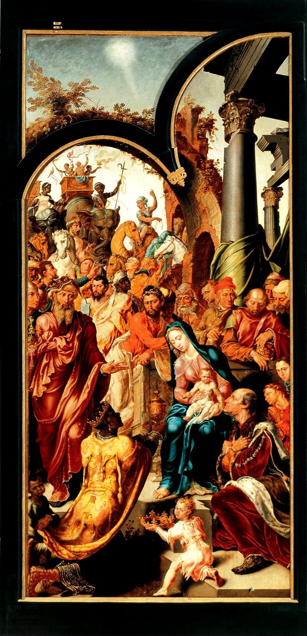 The Adoration of the Magi by Maarten van Heemskerck Frans Hals Museum OS I-136b