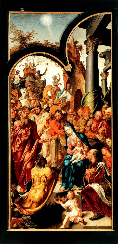 The Adoration of the Magi by Maarten van Heemskerck Frans Hals Museum OS I-136b