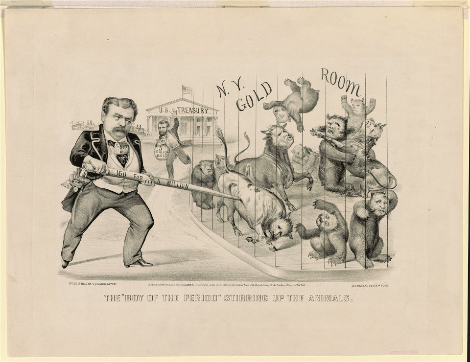The Boy of the period stirring up the animals LCCN90712364