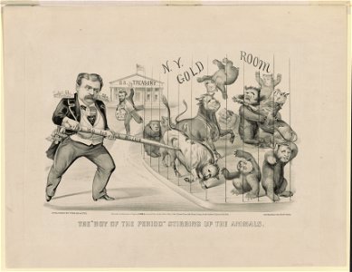 The Boy of the period stirring up the animals LCCN90712364