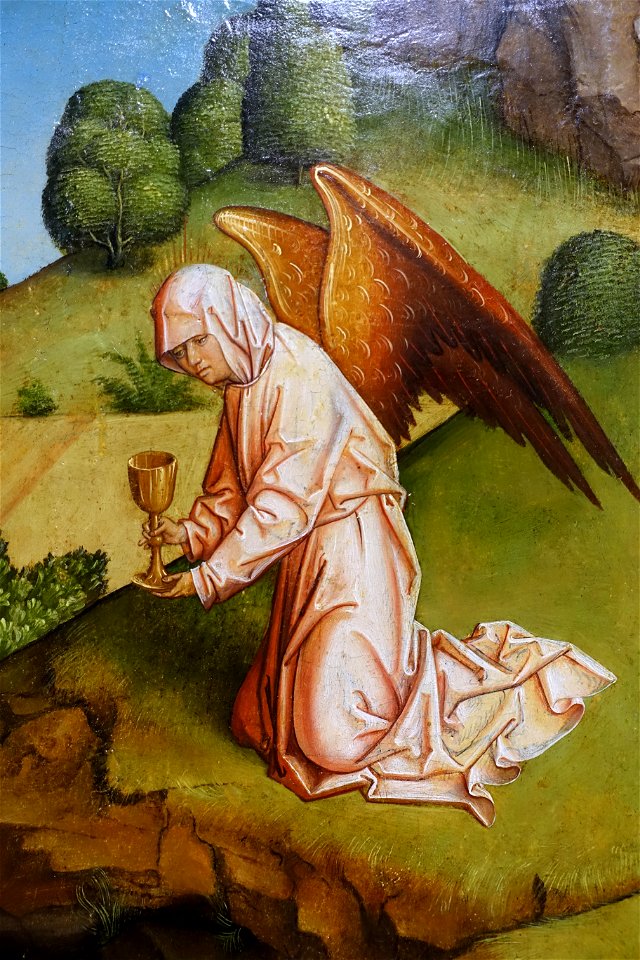 The Agony in the Garden by Fernando Gallego and workshop, detail, 1480-1488, oil on panel - University of Arizona Museum of Art - University of Arizona - Tucson, AZ - DSC08374