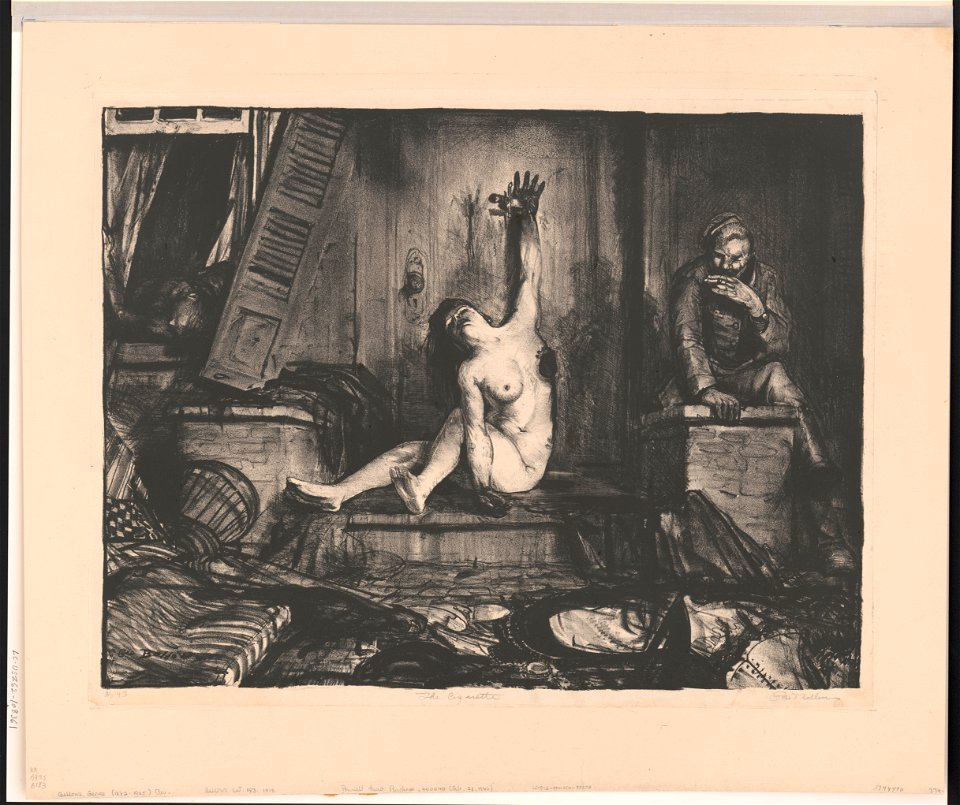The cigarette - Geo. Bellows. LCCN93511185