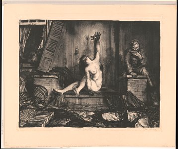 The cigarette - Geo. Bellows. LCCN93511185