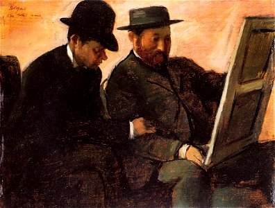 The Amateurs 1878-1880 Edgar Degas. Free illustration for personal and commercial use.