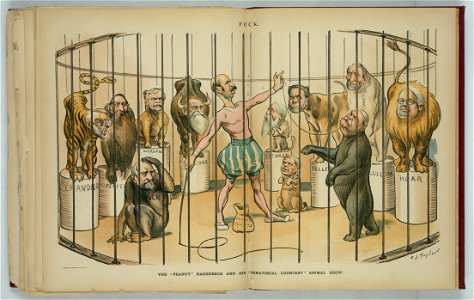 The peanut Hagenbeck and his senatorial courtesy animal show - C.J. Taylor. LCCN2012648757
