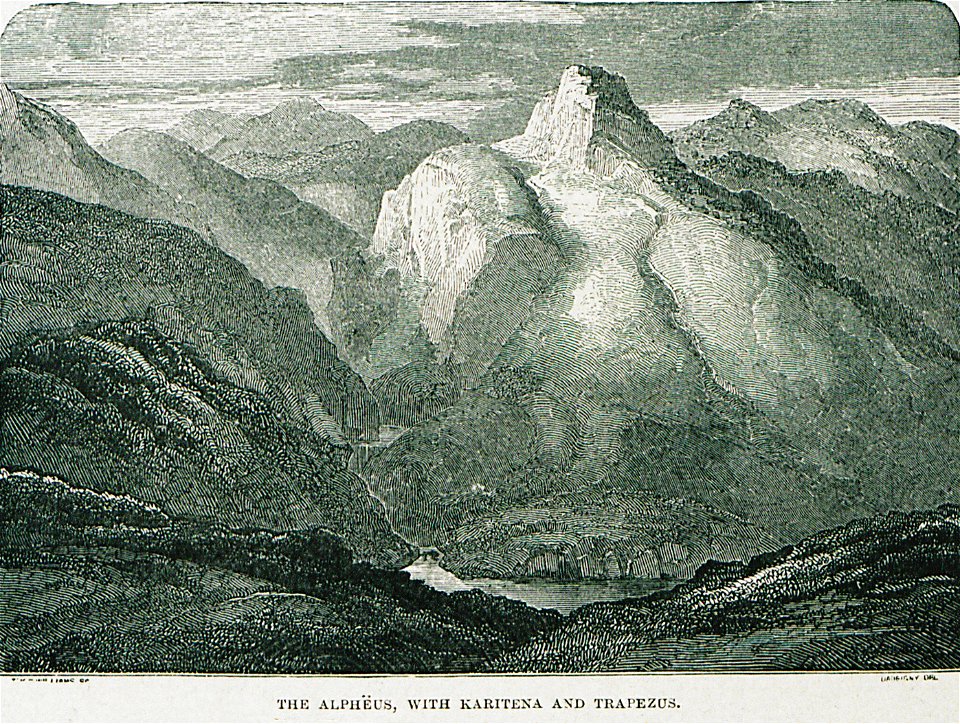 The Alphëus, with Karitena and Trapezus - Wordsworth Christopher - 1882