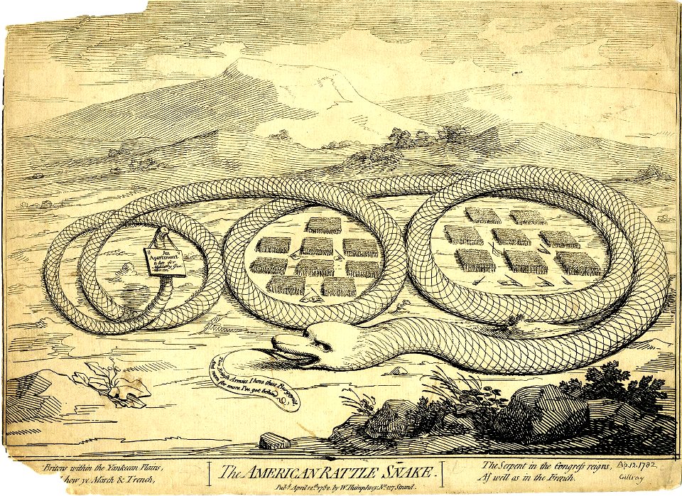 The American rattle snake. (BM 1868,0808.4824)