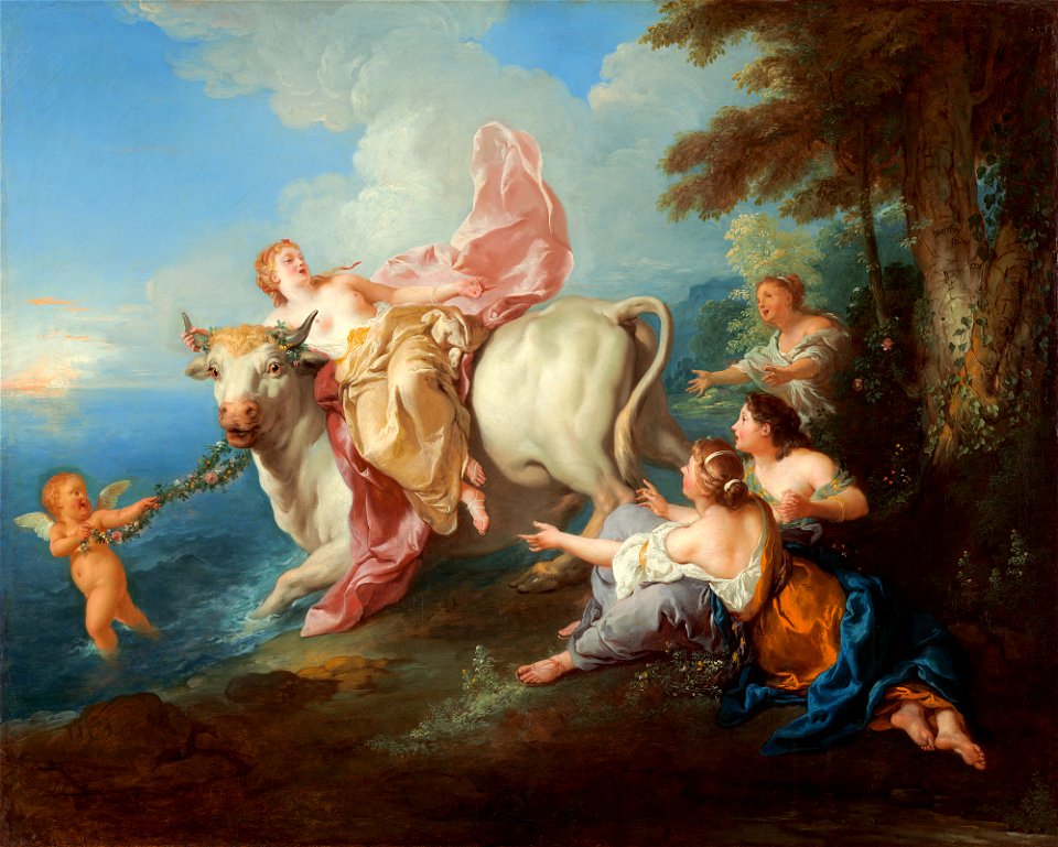 The Abduction of Europa, Jean-François de Troy