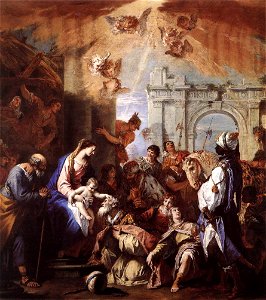 The Adoration of the Magi (1726-30); Sebastiano Ricci