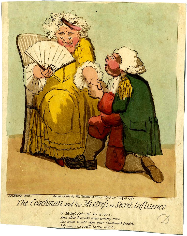 The Coachman and his Mistress or Secret Influence (BM 1948,0214.989)
