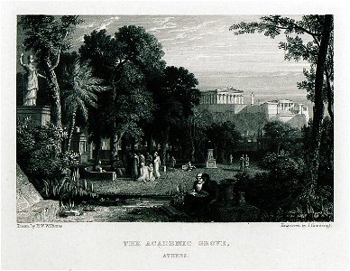 The Academic Groove, Athens - Williams Hugh William - 1829