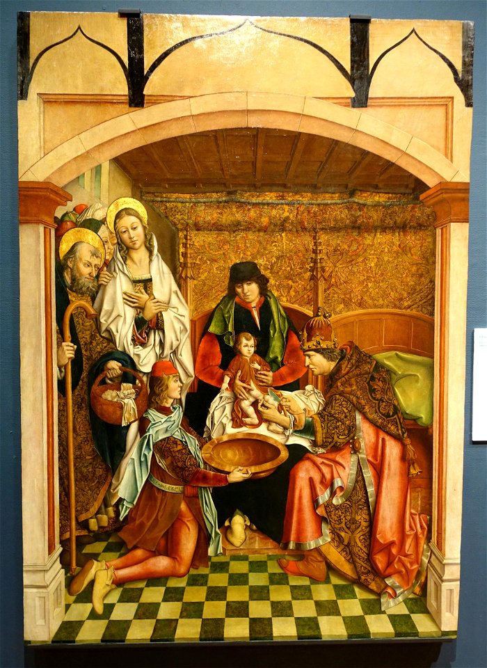 The Circumcision by Fernando Gallego, 1480-1488, oil on panel - University of Arizona Museum of Art - University of Arizona - Tucson, AZ - DSC08315