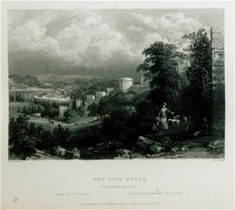 The city walls (Descending to the Port) - Pardoe Julia - 1838