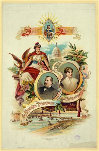 The city of Saint Louis welcomes the National Democratic Convention, 1888 LCCN2004669251